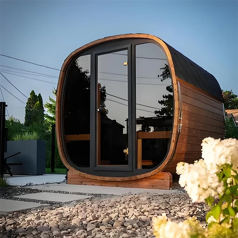 Outdoor Cube Sauna Room (10)